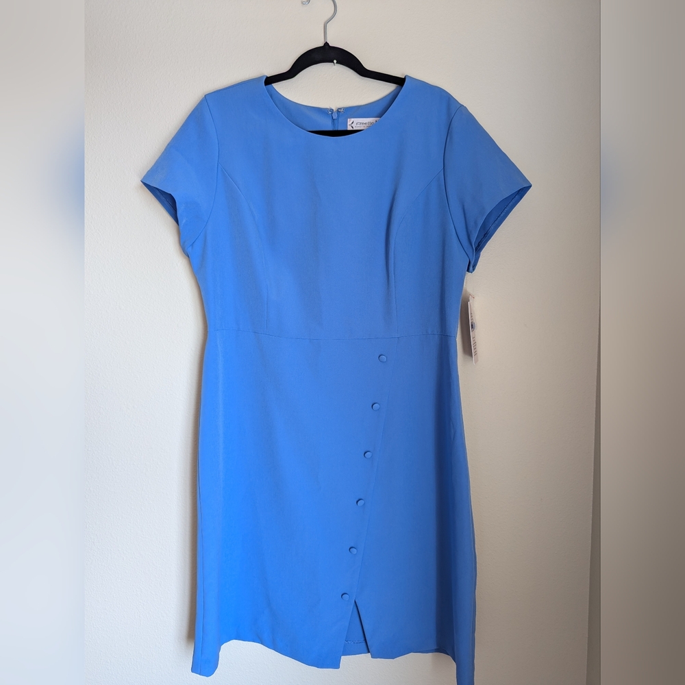 NWT Nanette Lepore Blue Shift Dress Size 16